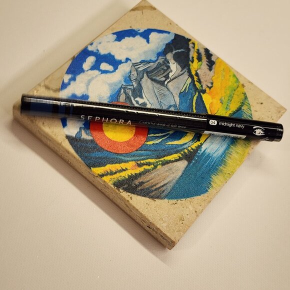 SEALED SEPHORA Colorful Wink-It Felt Tip Waterproof Eyeliner - 04 Midnight Navy - Picture 3 of 6